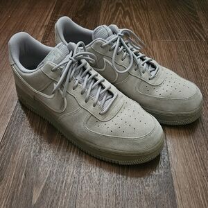 Nike Light Gray Air Force 1 Sneakers